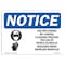 Signmission OSHA Sign, Use PPE During Bit Change Cleaning W/, 10in X 7in Rigid Plastic, 10" W, 7" H, Landscape OS-NS-P-710-L-18809 - alternate 1